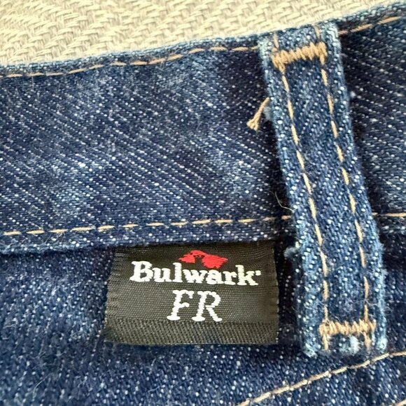 Bulwark Jeans Men 32x29 Blue Flame Resistant Workwear Utility Protective Apparel - Picture 16 of 16